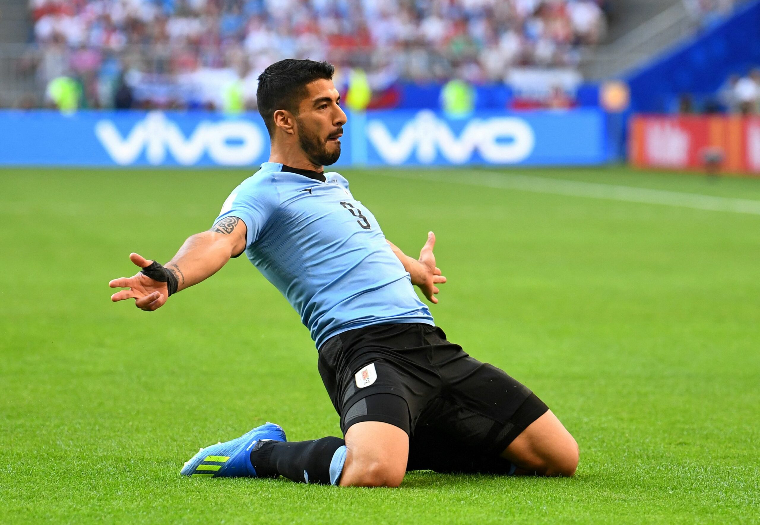 El mensaje de Luis Suárez en pleno partido de Uruguay frente a Chile