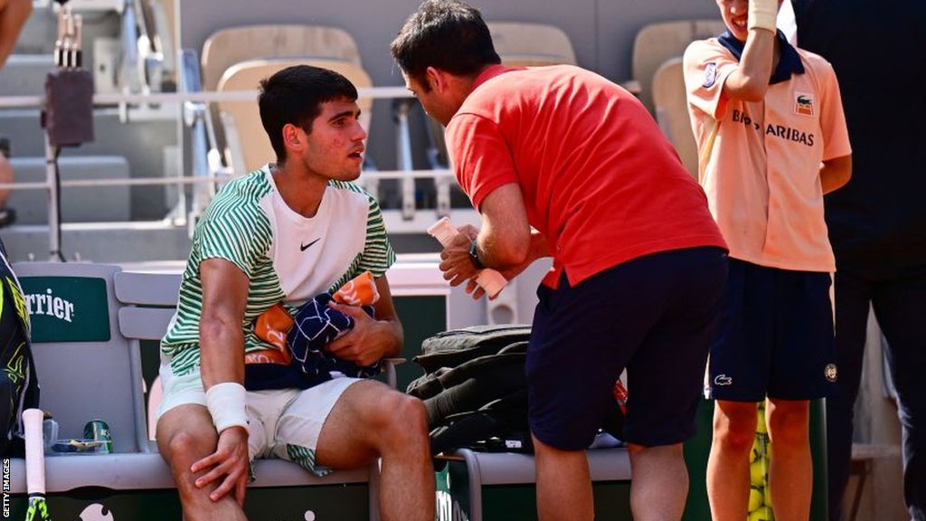 Alcaraz injury helps Djokovic into French Open final